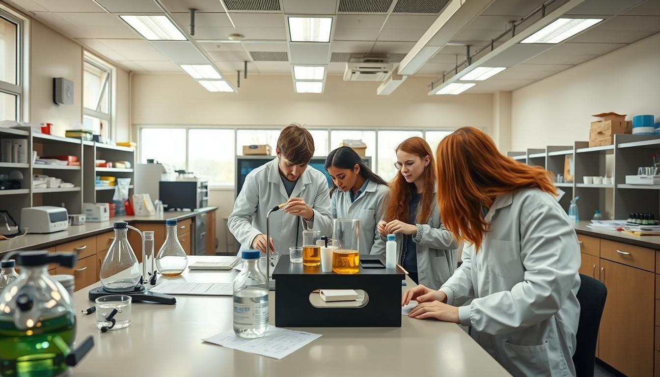 Student preparing for exams with study materials