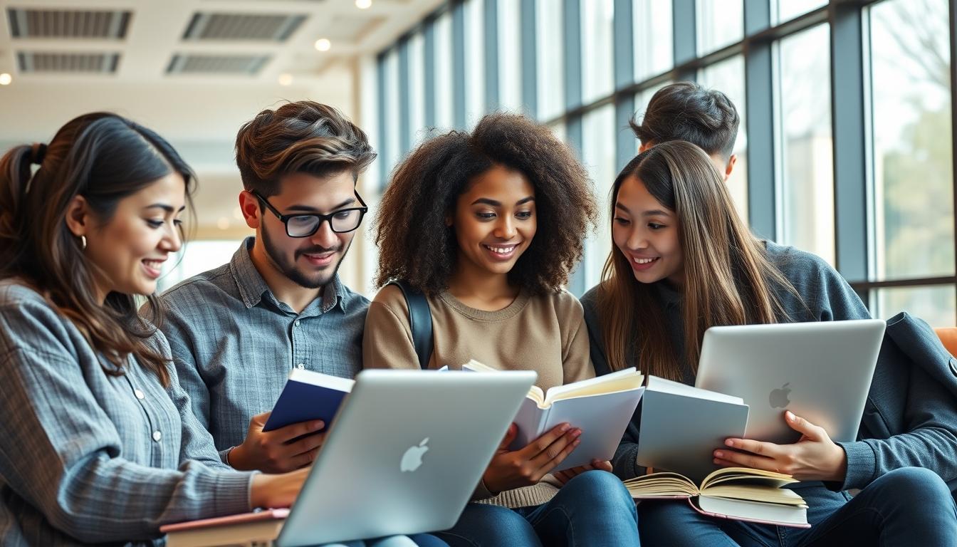 Digital learning platform with online study materials