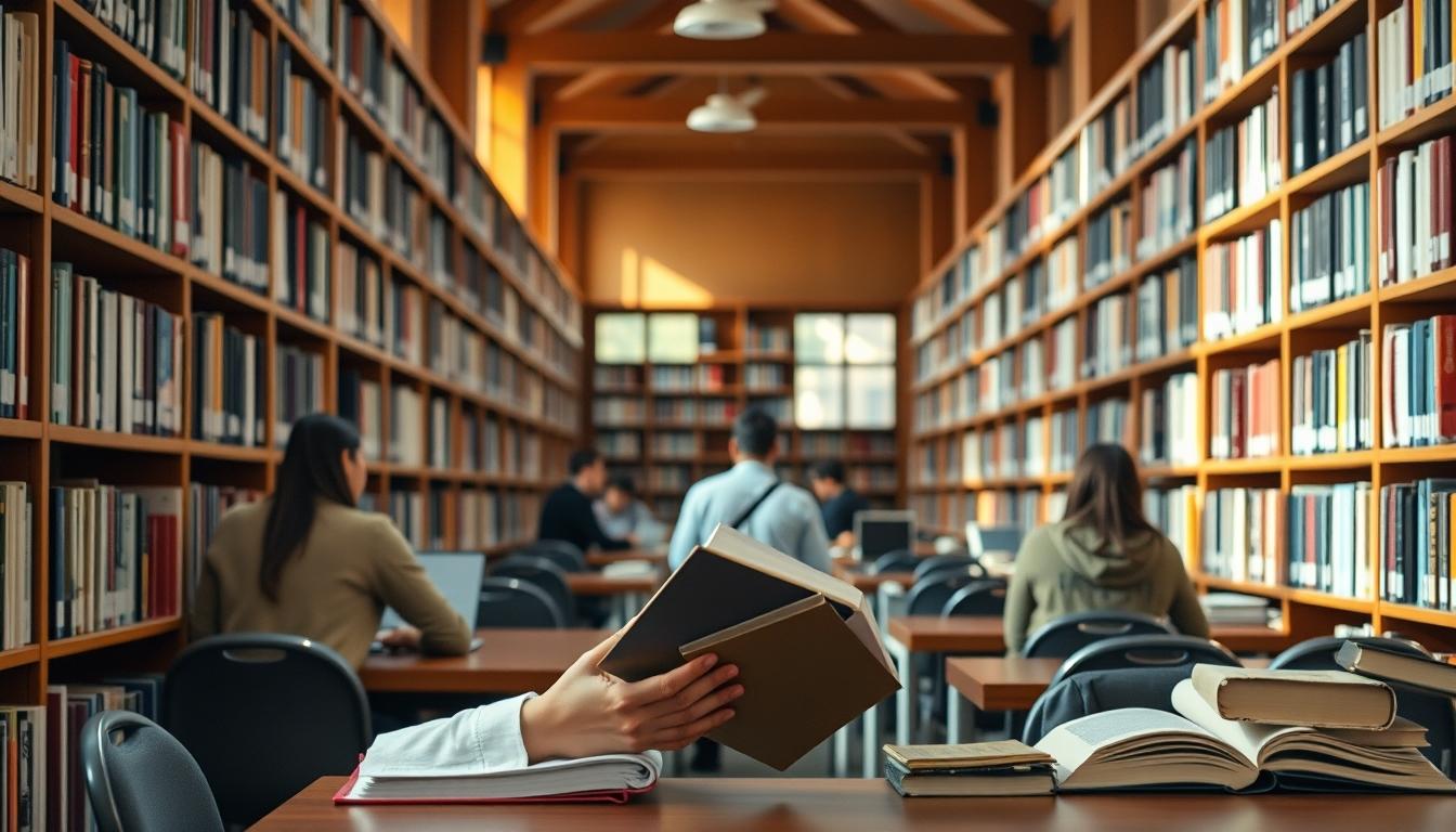 Student developing practical and academic skills